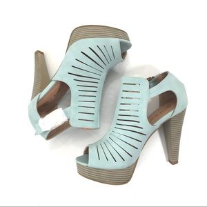 Top Moda shoes Platform gladiator heel booties 8